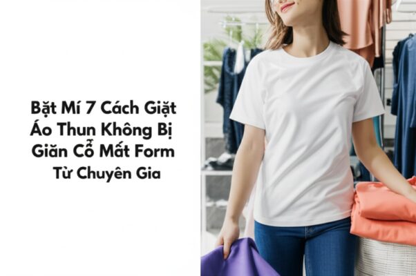 Bật Mí 7 Cách Giặt Áo Thun Không Bị Giãn Cổ, Mất Form Từ Chuyên Gia