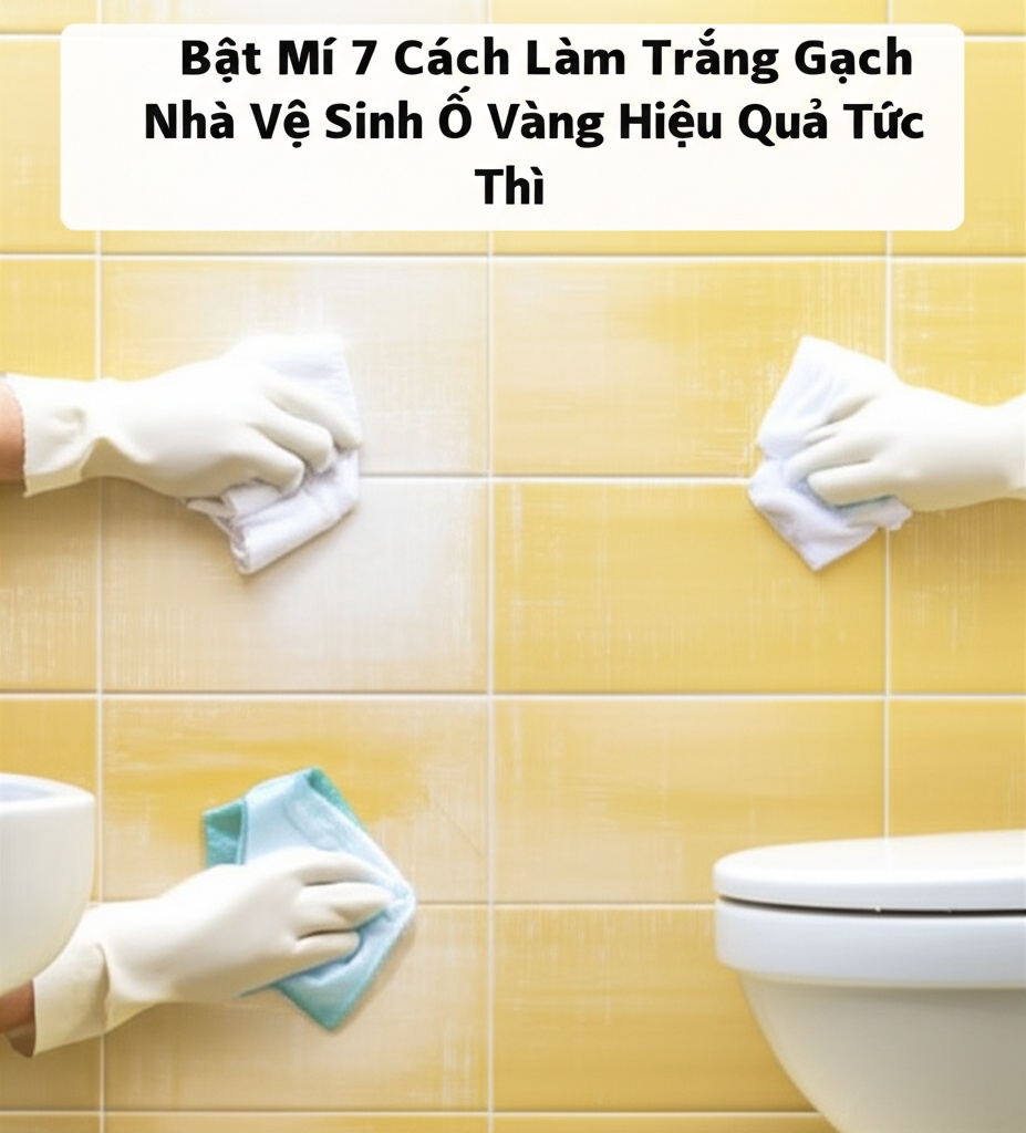 Hình minh họa cho bài viết: Bật Mí 7 Cách Làm Trắng Gạch Nhà Vệ Sinh Ố Vàng Hiệu Quả Tức Thì