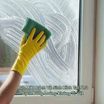 Bật Mí 7 Cách Vệ Sinh Kính Tại Nhà Sạch Bóng Loáng, Không Tì Vết