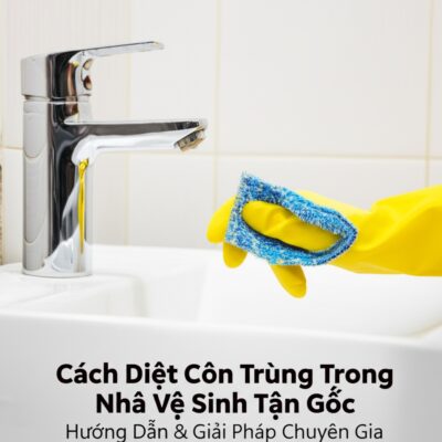 Cách Diệt Côn Trùng Trong Nhà Vệ Sinh Tận Gốc: Hướng Dẫn & Giải Pháp Chuyên Gia