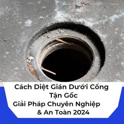 Cách Diệt Gián Dưới Cống Tận Gốc: Giải Pháp Chuyên Nghiệp & An Toàn 2024