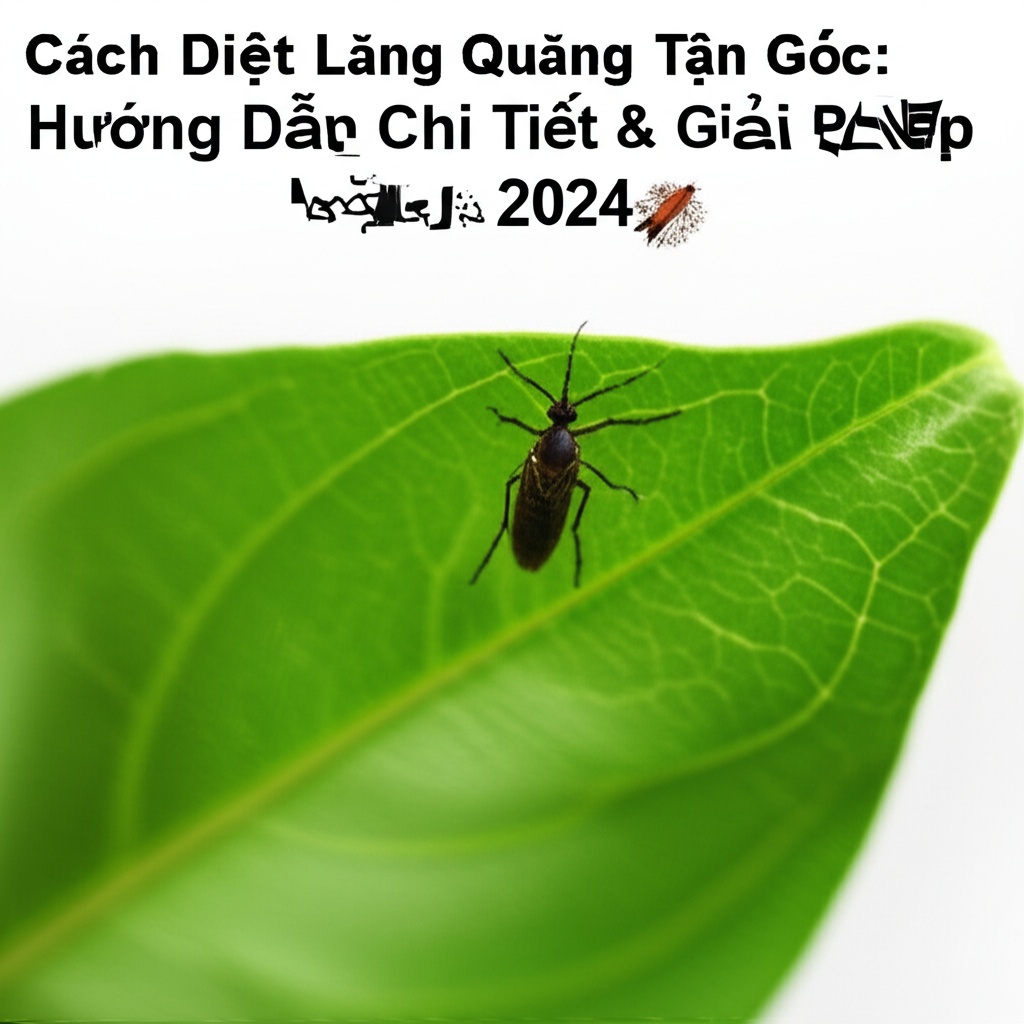 Hình minh họa cho bài viết: Cách Diệt Lăng Quăng Tận Gốc: Hướng Dẫn Chi Tiết & Giải Pháp Chuyên Nghiệp 2024