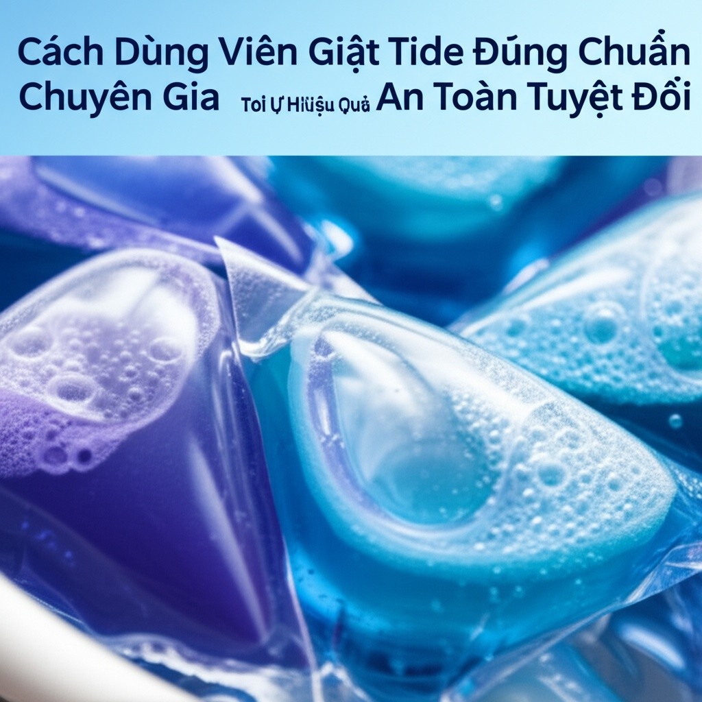 Hình minh họa cho bài viết: Cách Dùng Viên Giặt Tide Đúng Chuẩn Chuyên Gia: Tối Ưu Hiệu Quả, An Toàn Tuyệt Đối