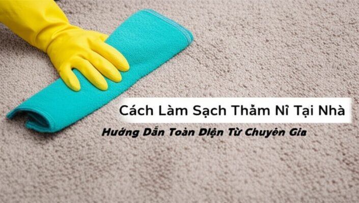 Cách Làm Sạch Thảm Nỉ Tại Nhà: Hướng Dẫn Toàn Diện Từ Chuyên Gia