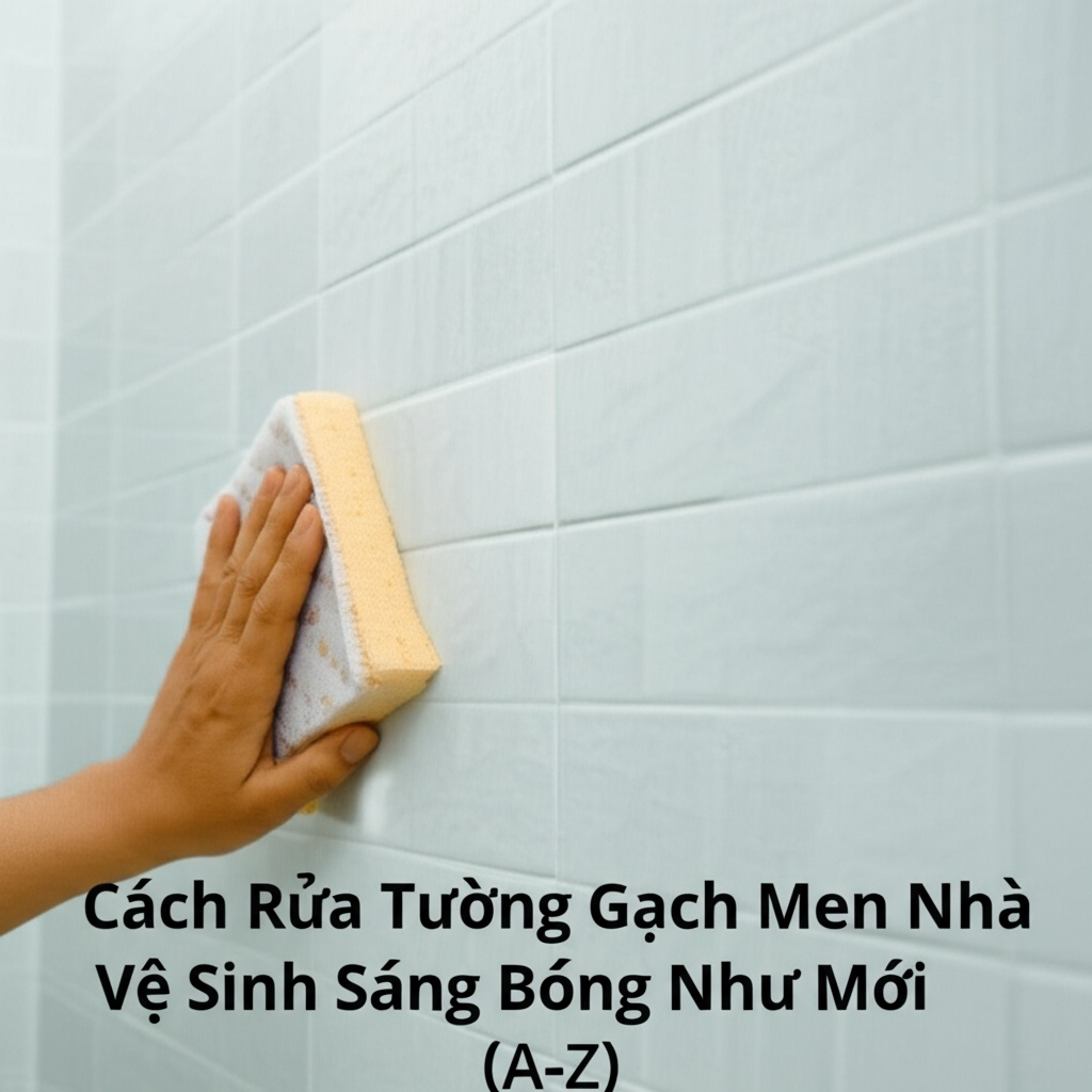 Hình minh họa cho bài viết: Cách Rửa Tường Gạch Men Nhà Vệ Sinh Sáng Bóng Như Mới (A-Z)