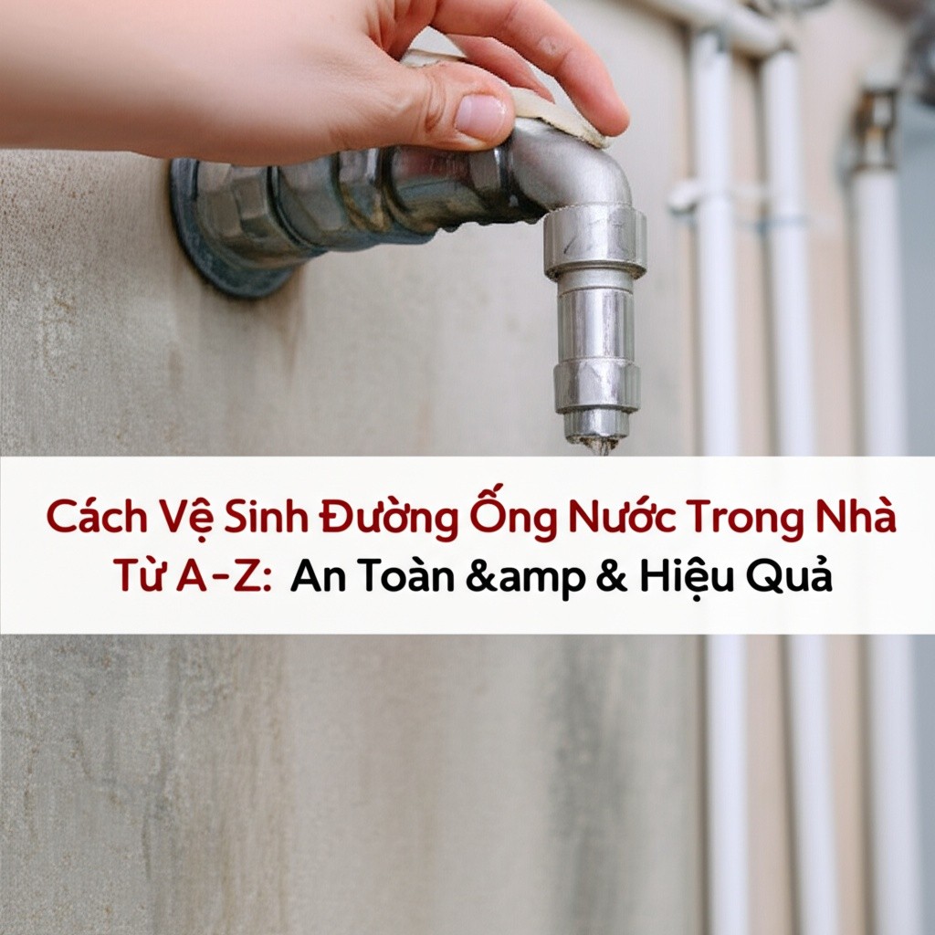 Hình minh họa cho bài viết: Cách Vệ Sinh Đường Ống Nước Trong Nhà Từ A-Z: An Toàn & Hiệu Quả