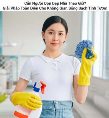 Cần Người Dọn Dẹp Nhà Theo Giờ? Giải Pháp Toàn Diện Cho Không Gian Sống Sạch Tinh Tươm
