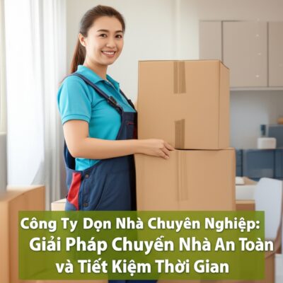 Công Ty Dọn Nhà Chuyên Nghiệp: Giải Pháp Chuyển Nhà An Toàn và Tiết Kiệm Thời Gian