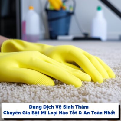 Dung Dịch Vệ Sinh Thảm: Chuyên Gia Bật Mí Loại Nào Tốt & An Toàn Nhất