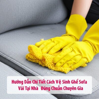 Hướng Dẫn Chi Tiết Cách Vệ Sinh Ghế Sofa Vải Tại Nhà Đúng Chuẩn Chuyên Gia