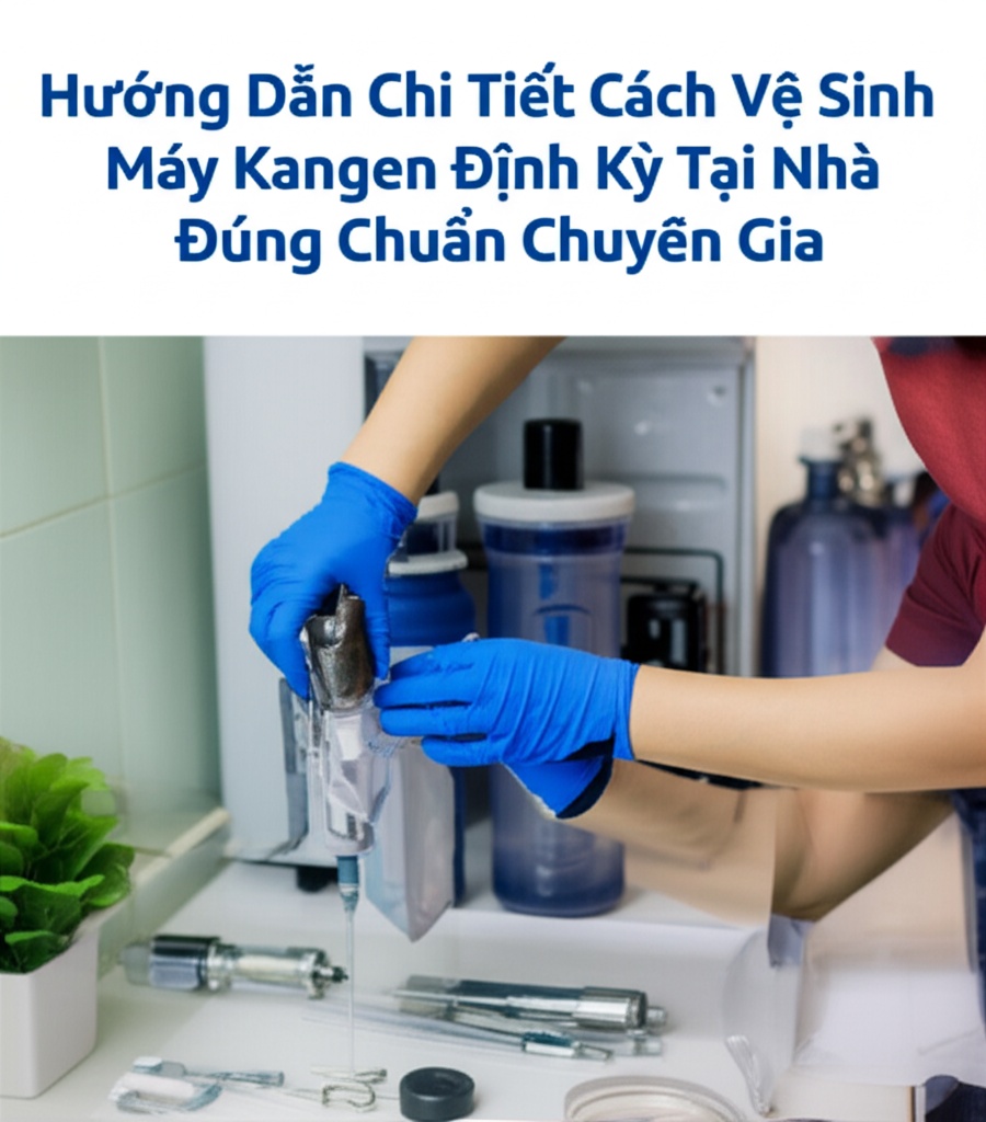 Hình minh họa cho bài viết: Hướng Dẫn Chi Tiết Cách Vệ Sinh Máy Kangen Định Kỳ Tại Nhà Đúng Chuẩn Chuyên Gia