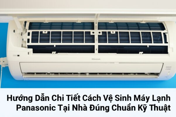 Hướng Dẫn Chi Tiết Cách Vệ Sinh Máy Lạnh Panasonic Tại Nhà Đúng Chuẩn Kỹ Thuật