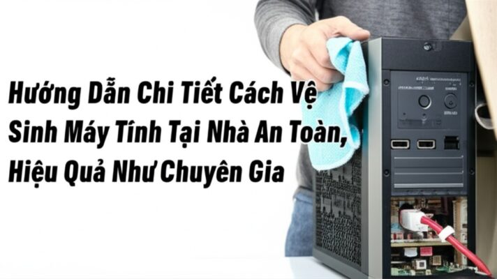 Hướng Dẫn Chi Tiết Cách Vệ Sinh Máy Tính Tại Nhà An Toàn, Hiệu Quả Như Chuyên Gia