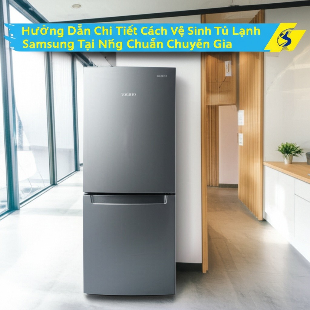Hình minh họa cho bài viết: Hướng Dẫn Chi Tiết Cách Vệ Sinh Tủ Lạnh Samsung Tại Nhà Đúng Chuẩn Chuyên Gia