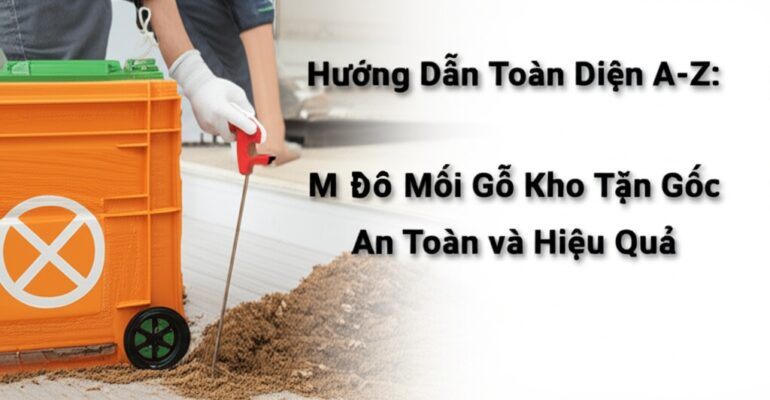 Hướng Dẫn Toàn Diện A-Z: Cách Diệt Mối Gỗ Khô Tận Gốc, An Toàn và Hiệu Quả