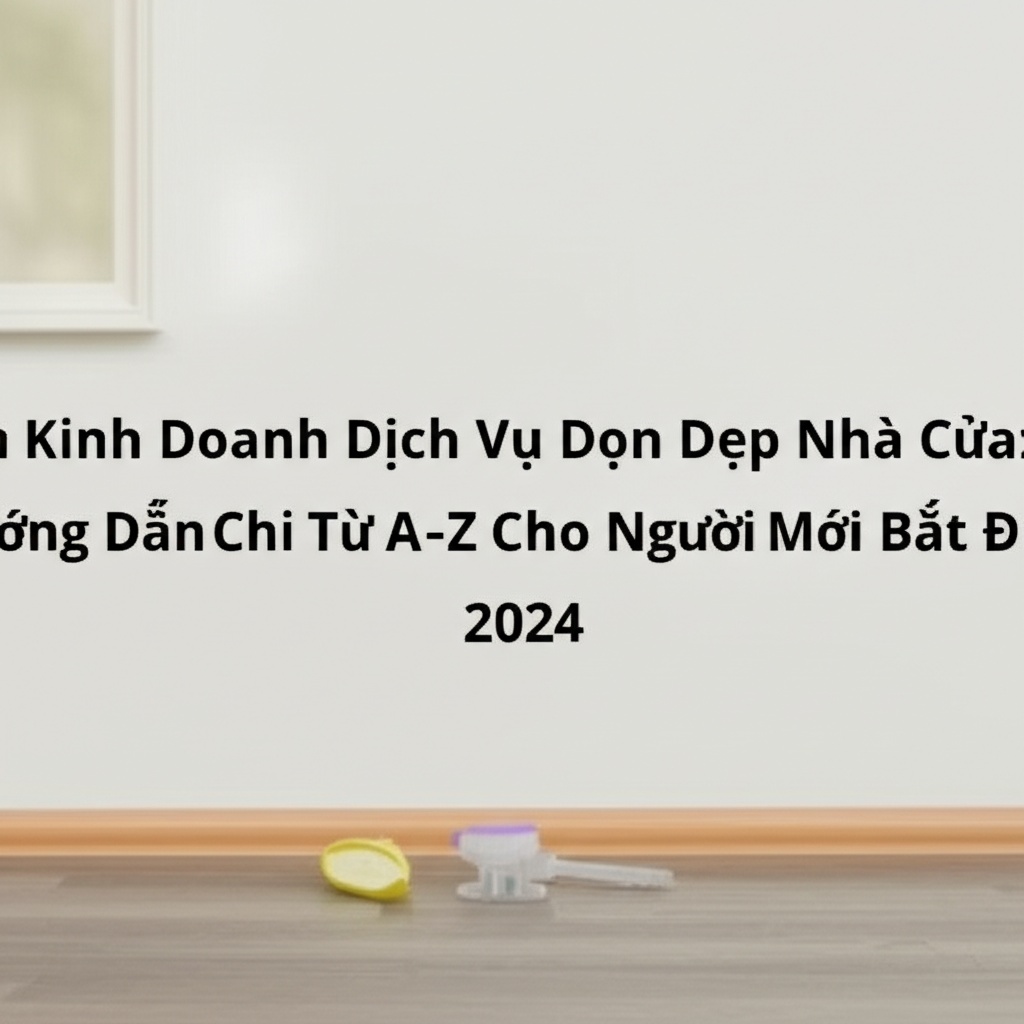 Hình minh họa cho bài viết: Kinh Doanh Dịch Vụ Dọn Dẹp Nhà Cửa: Hướng Dẫn Chi Tiết Từ A-Z Cho Người Mới Bắt Đầu 2024