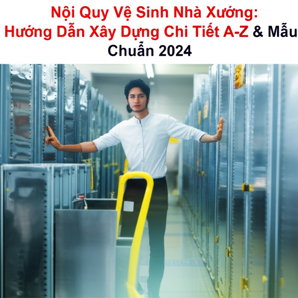 Hình minh họa cho bài viết: Nội Quy Vệ Sinh Nhà Xưởng: Hướng Dẫn Xây Dựng Chi Tiết A-Z & Mẫu Chuẩn 2024