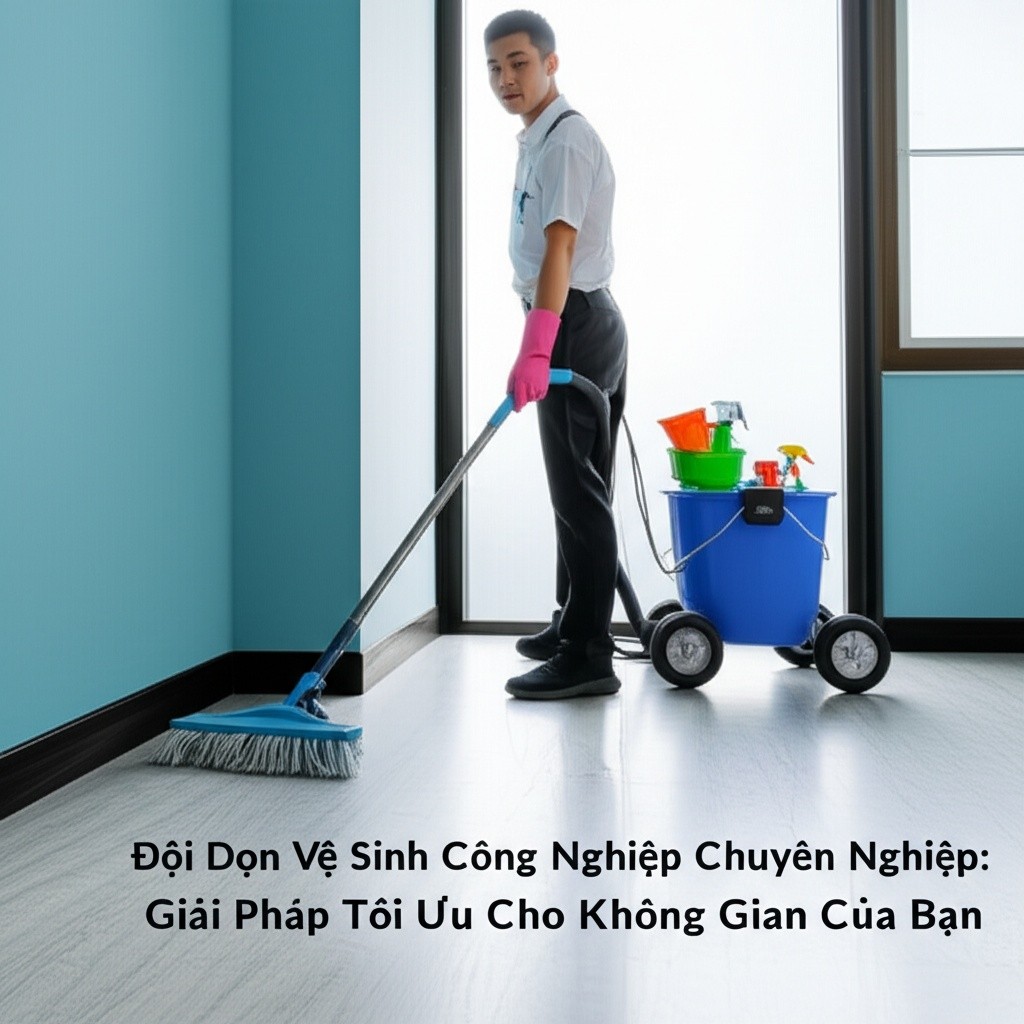 Hình minh họa cho bài viết: Đội Dọn Vệ Sinh Công Nghiệp Chuyên Nghiệp: Giải Pháp Tối Ưu Cho Không Gian Của Bạn