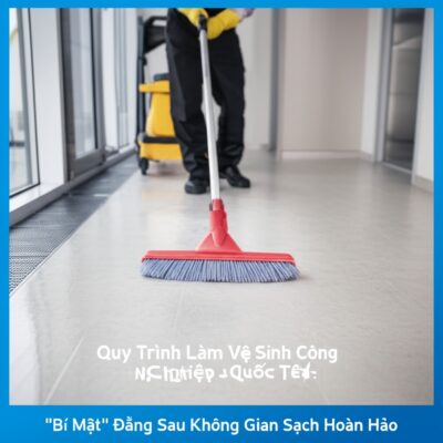 Quy Trình Làm Vệ Sinh Công Nghiệp Chuẩn Quốc Tế: "Bí Mật" Đằng Sau Không Gian Sạch Hoàn Hảo