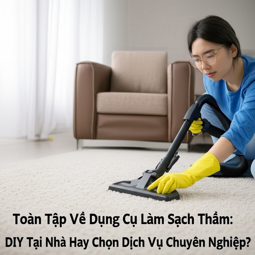 Hình minh họa cho bài viết: Toàn Tập Về Dụng Cụ Làm Sạch Thảm: DIY Tại Nhà Hay Chọn Dịch Vụ Chuyên Nghiệp?